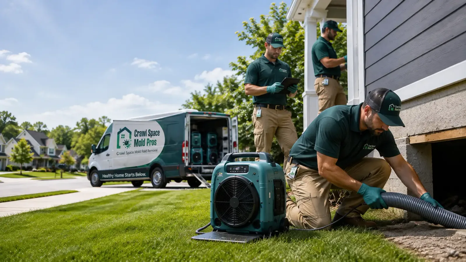 Crawl Space Mold Removal in Bergholz, OH